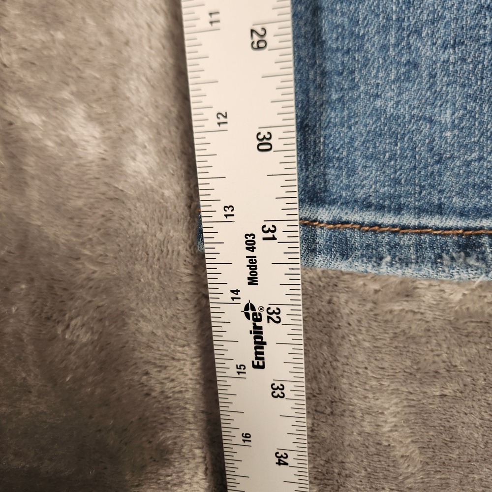 Judy Blue Straight Jeans Womens 9/29 Blue Excellent Distressed High Rise - Picture 4 of 14